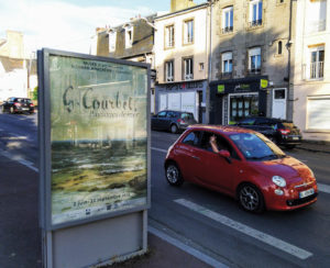 Affichage centre ville Granville