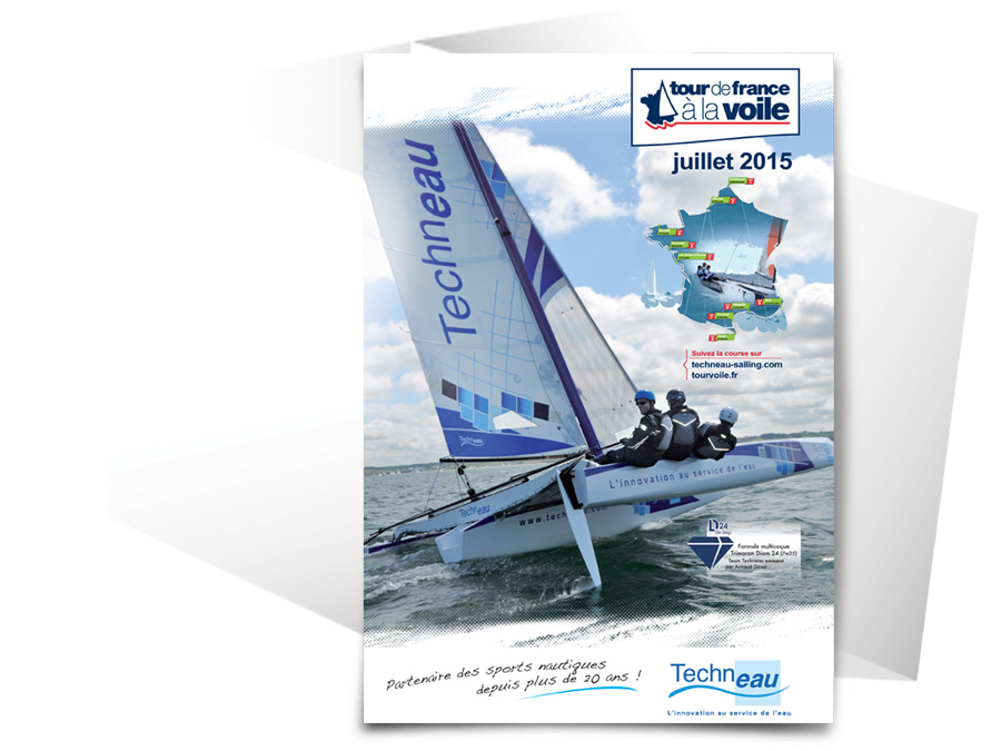 Tourvoile 2015 affiche évènementielle participation Techneau