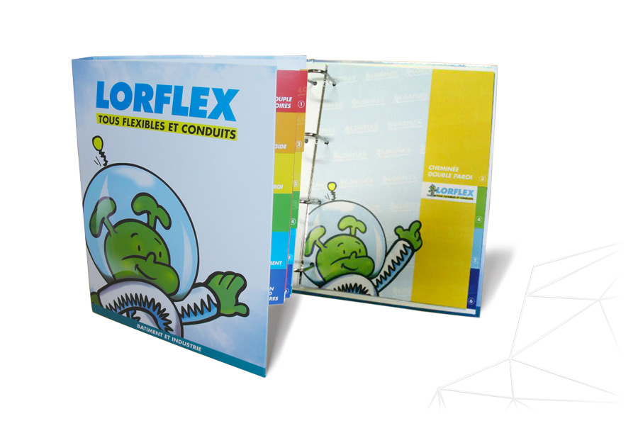 Intercalaires chartés Lorflex par Iconicité