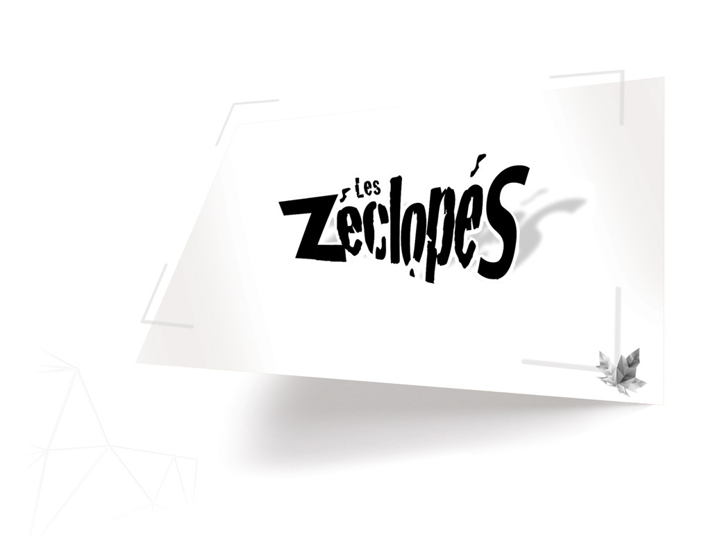 Logotype les Zéclopés par Iconicité