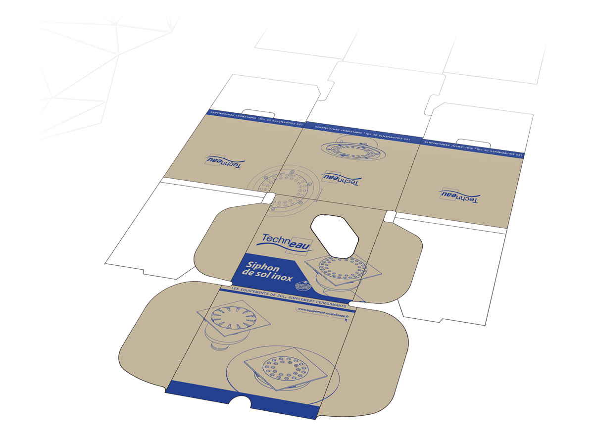 Deroulé format pour sérigraphie sur carton ondulé