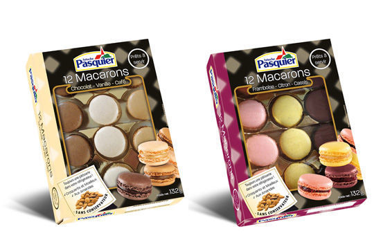 Relooking déclinaisons pack gamme macarons